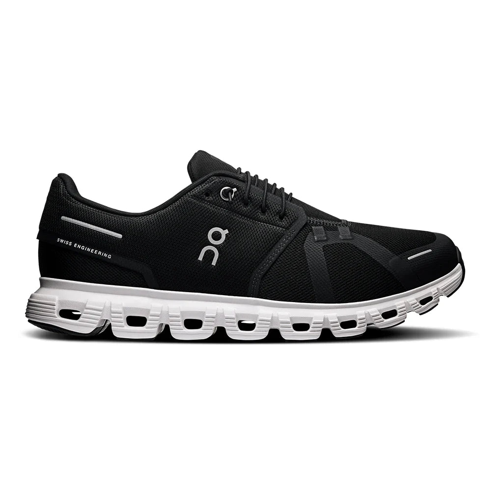 Men's Cloud 6 Shoes Black and White