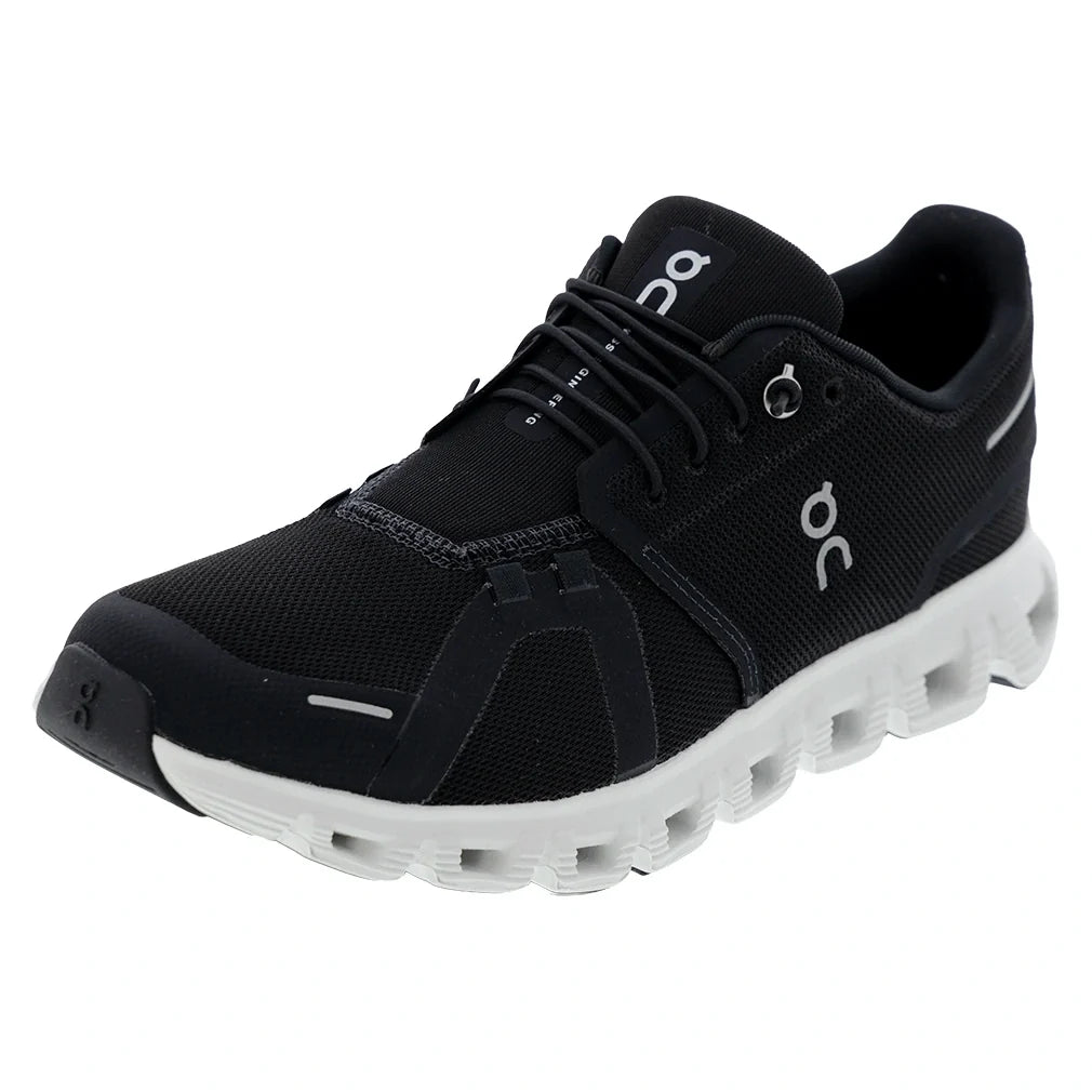 Men's Cloud 6 Shoes Black and White-Footwear-On-Black/White-8, [current_file_name-Tennis Express