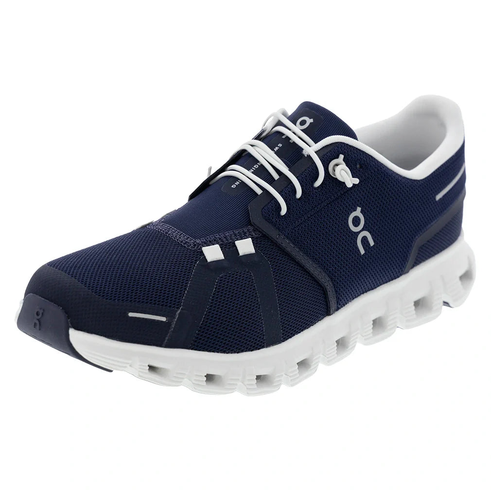 Men's Cloud 6 Shoes Midnight and White-Footwear-On-Midnight/White-8, [current_file_name-Tennis Express