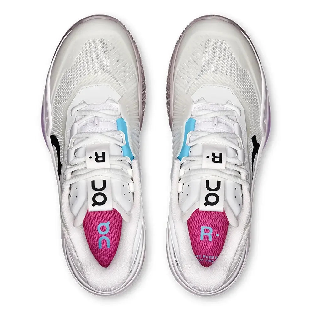 Men's THE ROGER Pro Fire Tennis Shoes White and Pink