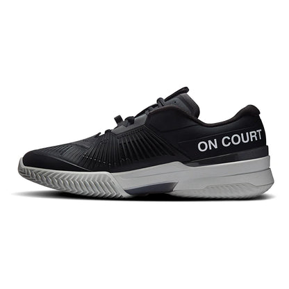 Men's THE ROGER Pro Fire Clay Tennis Shoes Black and Eclipse