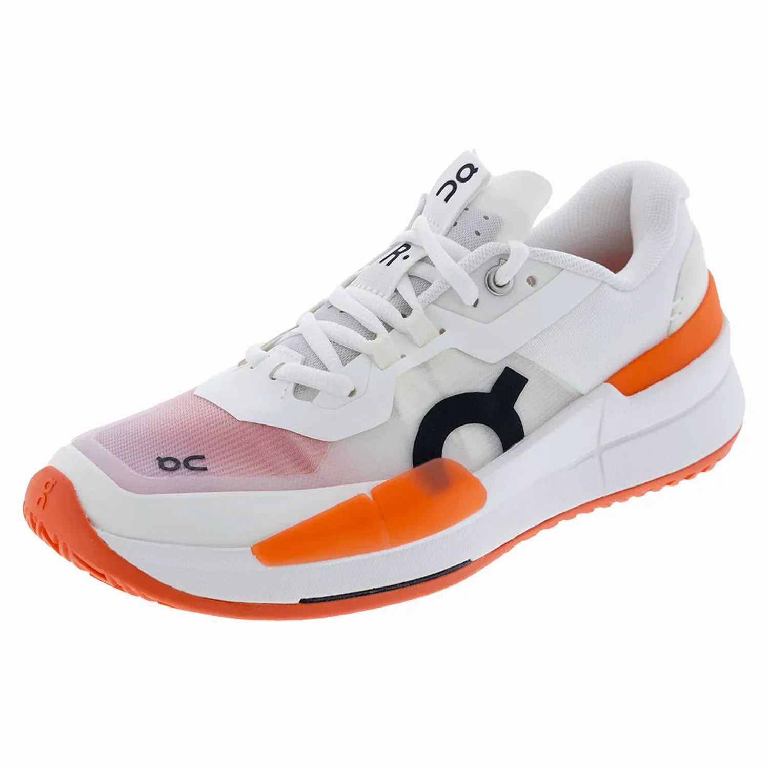 Women's THE ROGER Pro 2 Tennis Shoes White and Flame-Footwear-On-3WE10330256-U24copy-1-[Sku]-Tennis Express
