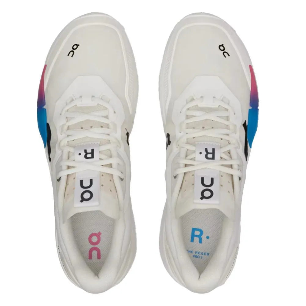 Women's THE ROGER Pro 2 Tennis Shoes White and Malibu