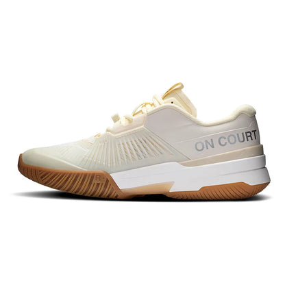 Women's THE ROGER Pro Fire Tennis Shoes Ivory and Sand