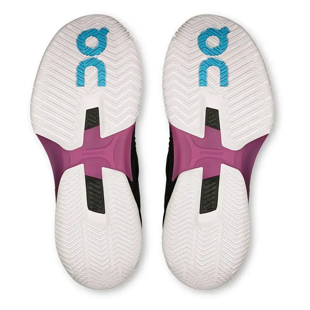 Women's THE ROGER Pro Fire Tennis Shoes Black and Pink
