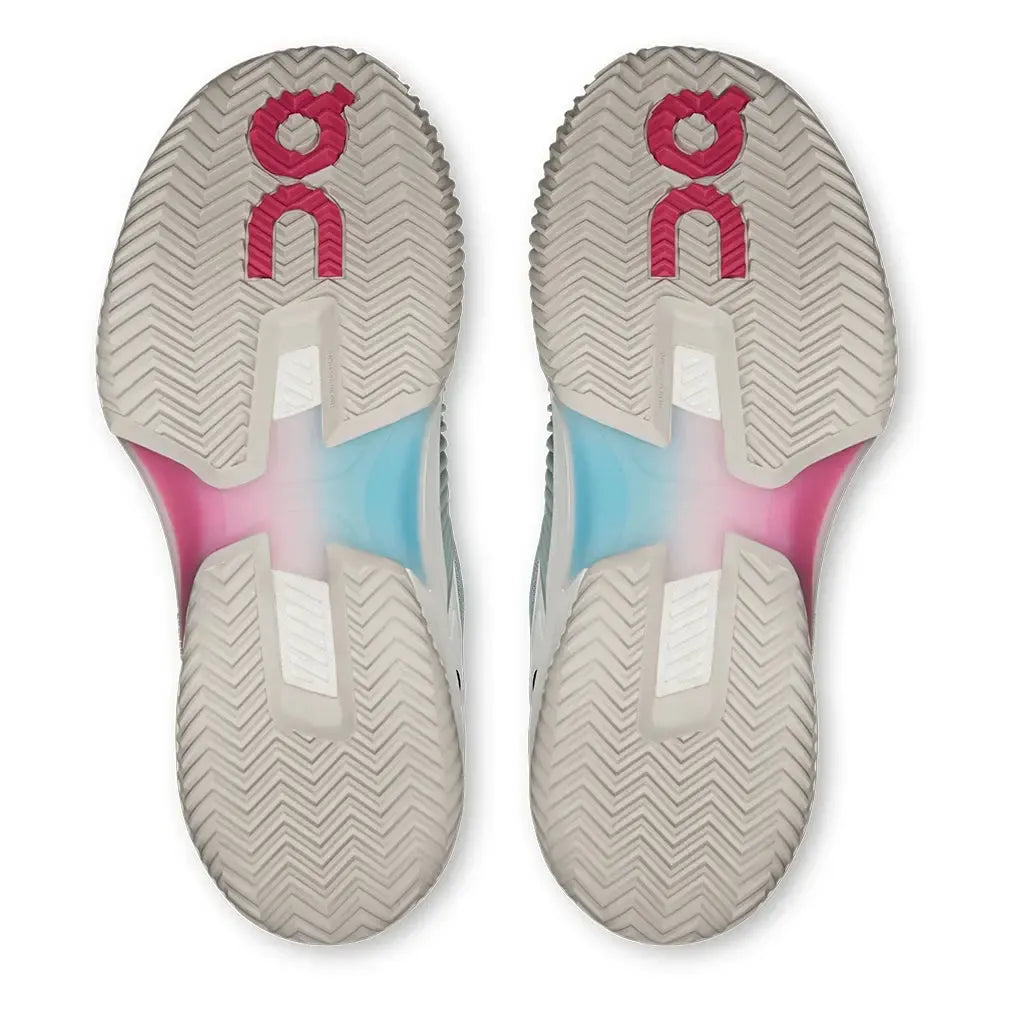 Women's THE ROGER Pro Fire Clay Tennis Shoes Arctic and Pink