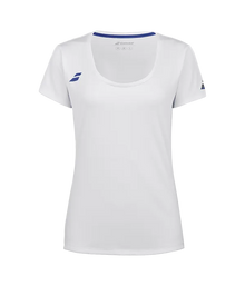 Camiseta Babolat Cap Sleeve Top Mujer Blanco