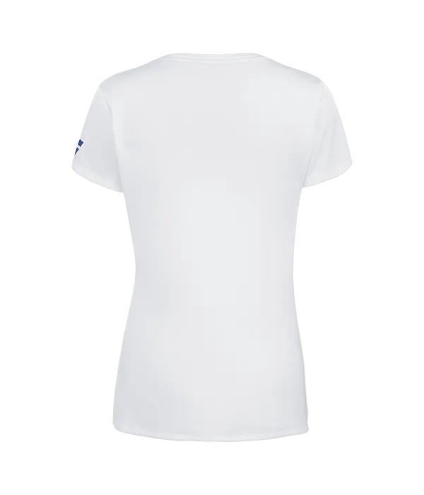 Camiseta Babolat Cap Sleeve Top Mujer Blanco