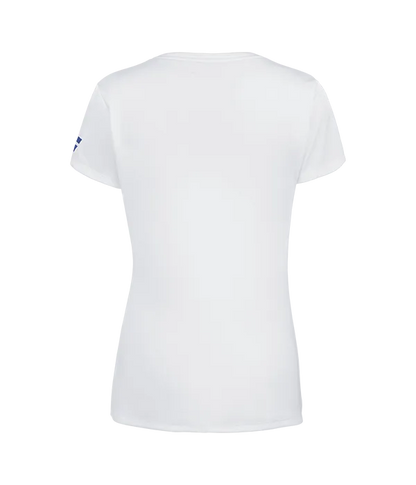 Camiseta Babolat Cap Sleeve Top Mujer Blanco