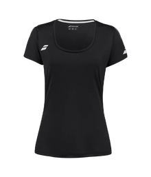 Camiseta Babolat Cap Sleeve Top Mujer Negro