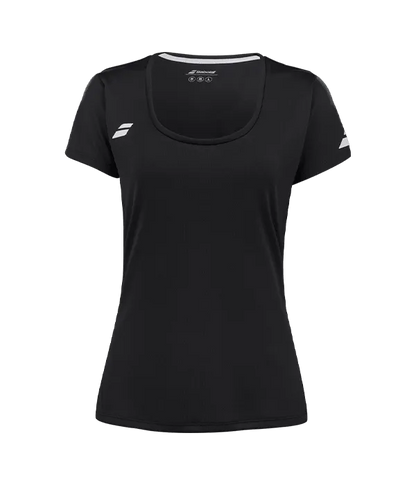 Camiseta Babolat Cap Sleeve Top Mujer Negro