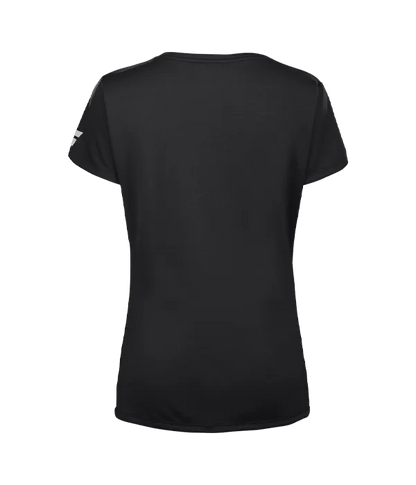 Camiseta Babolat Cap Sleeve Top Mujer Negro