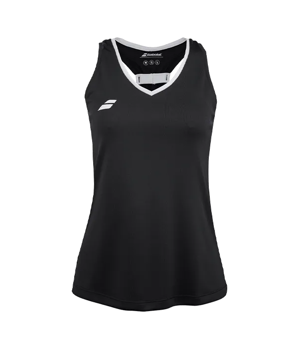 Camiseta Babolat Play Tank Top Mujer Negro