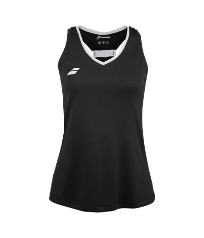 Camiseta Babolat Play Tank Top Mujer Negro
