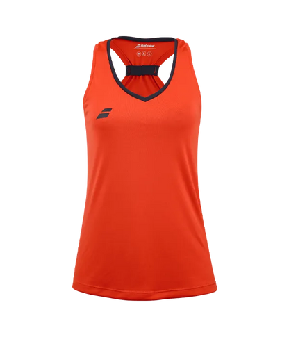 Camiseta Babolat Play Tank Top Mujer Naranja