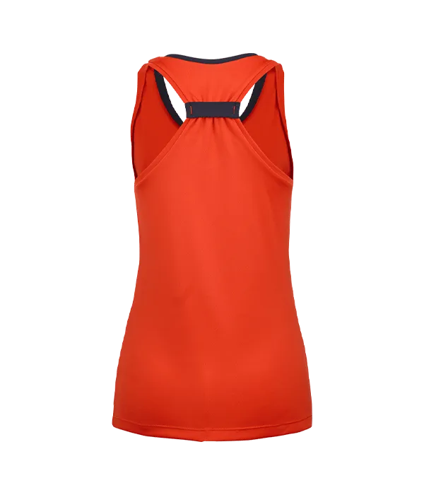 Camiseta Babolat Play Tank Top Mujer Naranja