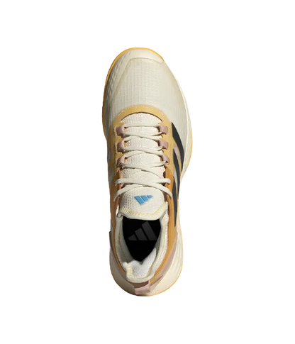 Padel Shoes Adidas adizero Ubersonic 4.1 CL Mujer Blanco/Naranja