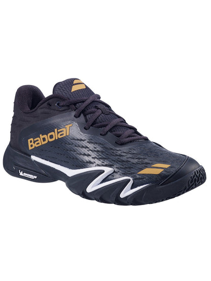 Babolat Premura 3 Men Padel Shoes | Black & Gold