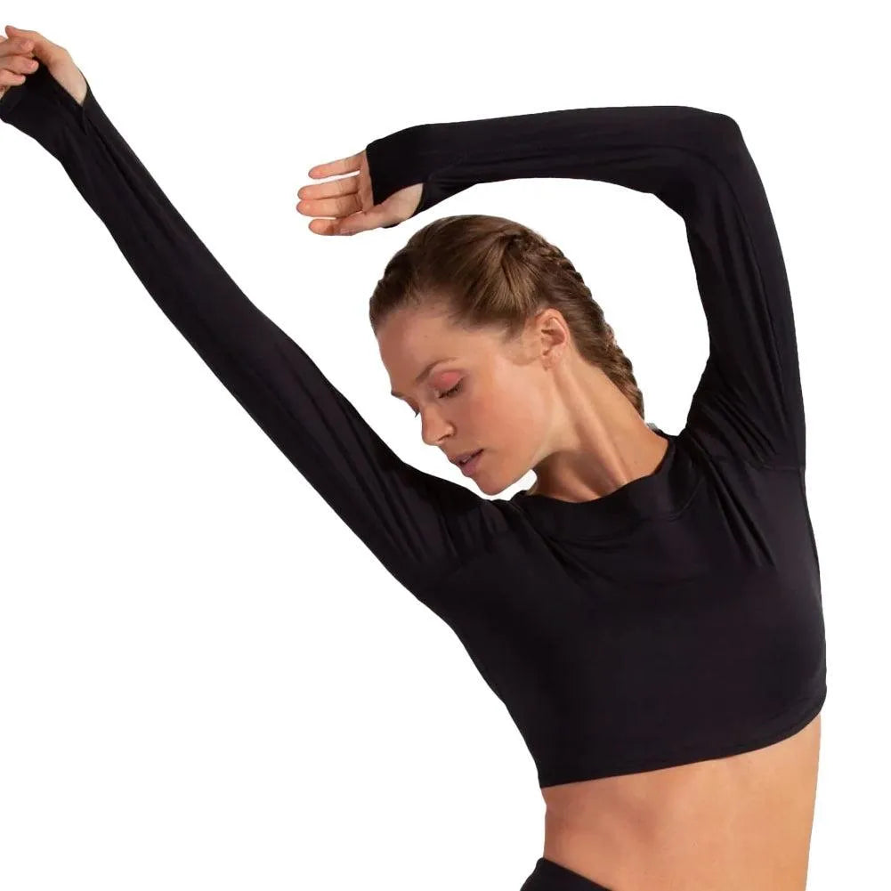 Women's Tennis Crop Top-Apparel-BloqUV-4001-1-Tennis Express