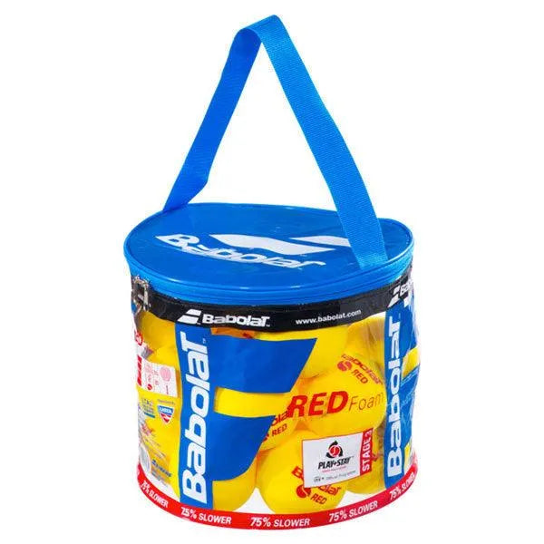 Play And Stay Red Foam 24 Count Bag Tennis Balls-Balls-Babolat-40086-DEFAULT-L-Tennis Express