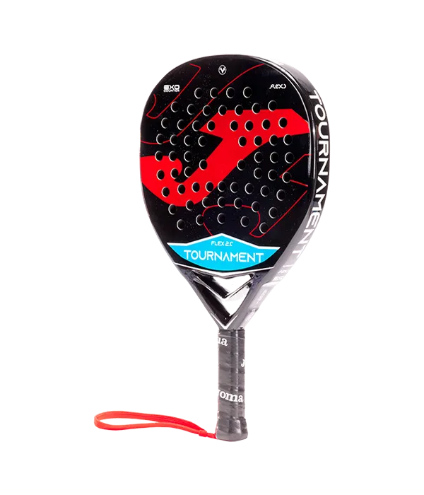 Joma Tournament Flex Negro/Rojo 2025 Padel Racket