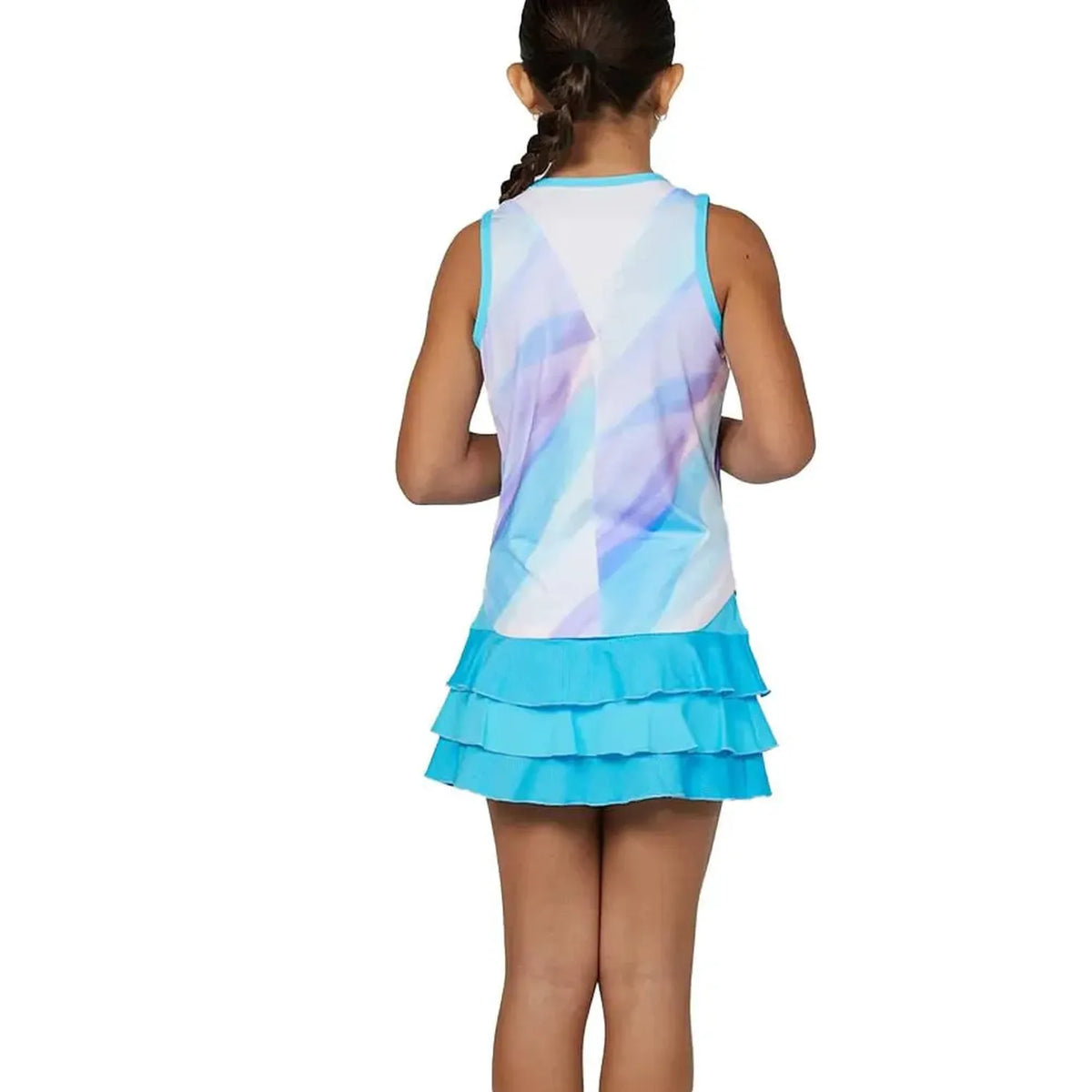 Girls Square Mesh Tennis Tank Watercolor-Apparel-Sofibella-4028-WATF24-1-Tennis Express