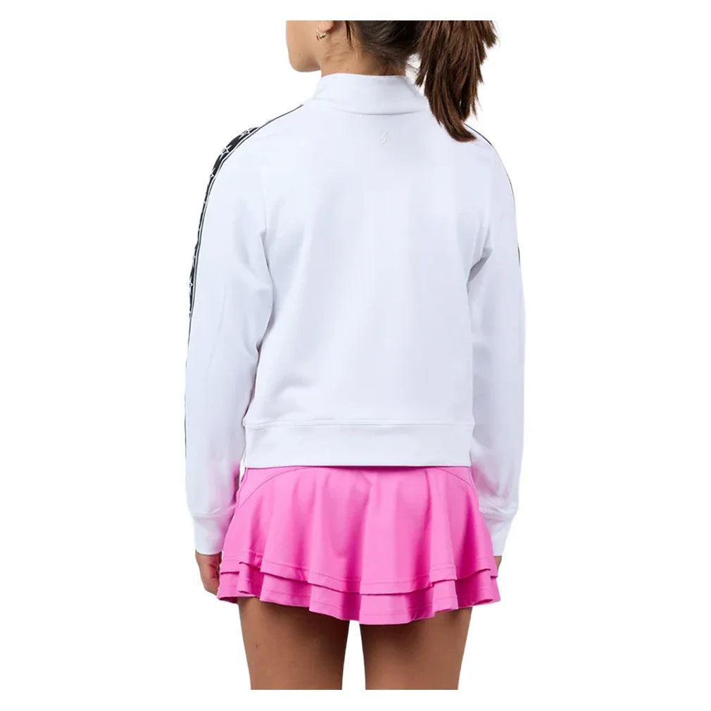 Girls' Pinkology Long Sleeve Tennis Top White