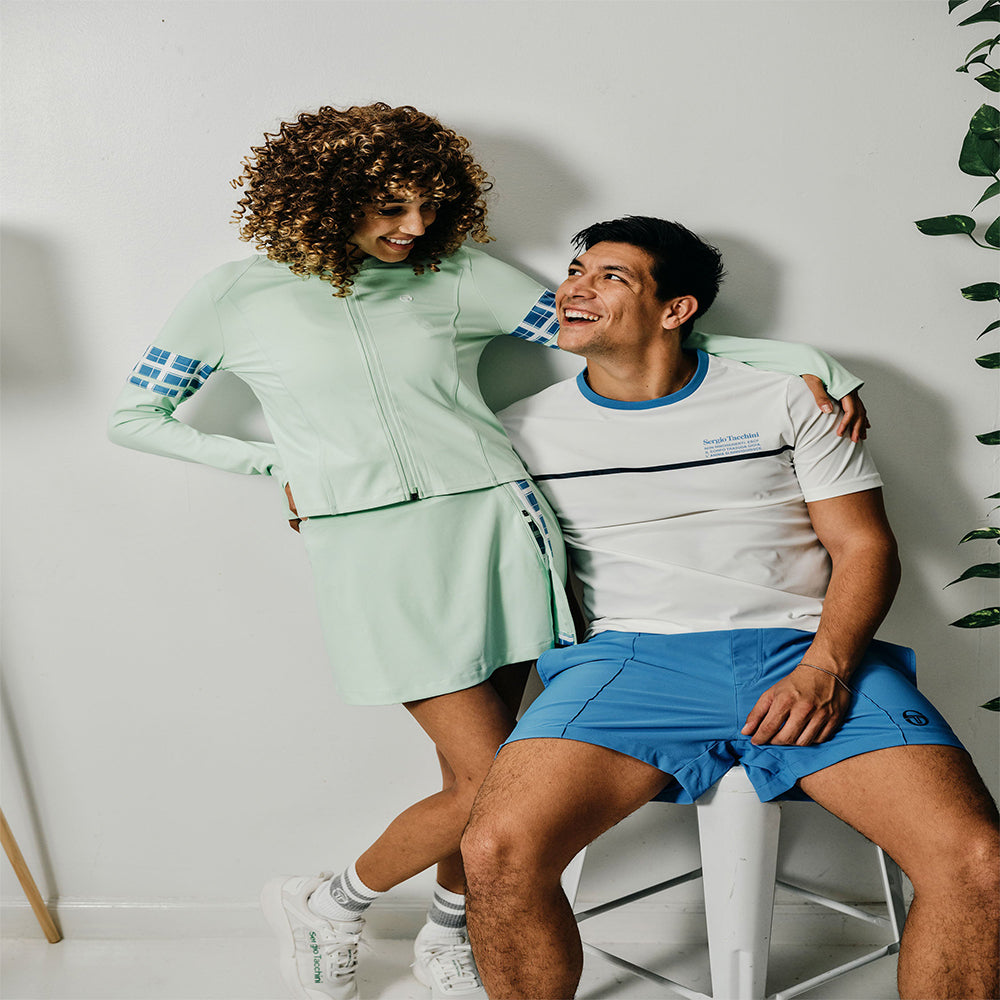 Sergio Tacchini Lara Contour Jacket - Green Ash