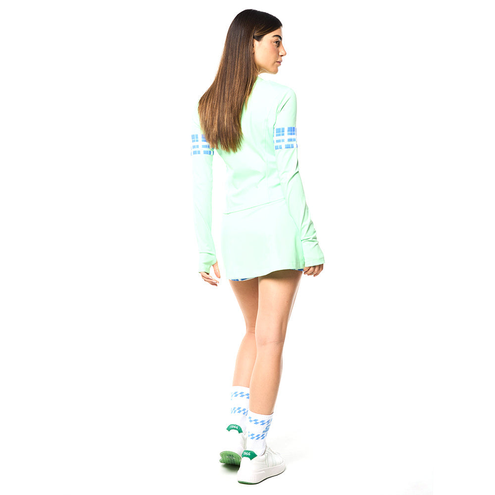 Sergio Tacchini Lara Contour Jacket - Green Ash