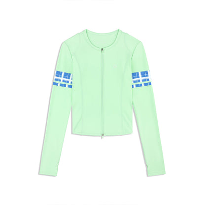 Sergio Tacchini Lara Contour Jacket - Green Ash