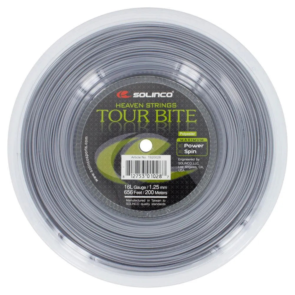Tour Bite 16L Reel Tennis String Silver-Strings-Solinco-43008-DEFAULT-L-Tennis Express