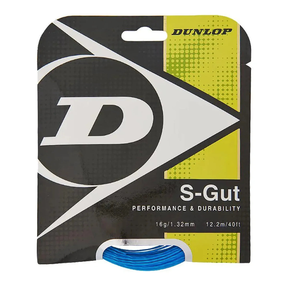S-Gut 16G Tennis String Blue-Strings-Dunlop-43606-DEFAULT-L-Tennis Express