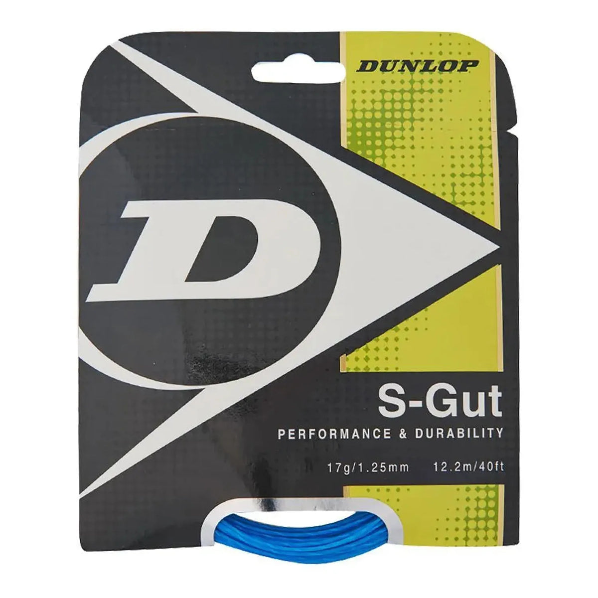 S-Gut 17G Tennis String Blue-Strings-Dunlop-43607-DEFAULT-L-Tennis Express