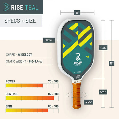 Revolin Sports Pickleball Rise Pickleball Paddle