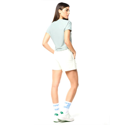 Sergio Tacchini Eva Cropped Top - Slate Gray