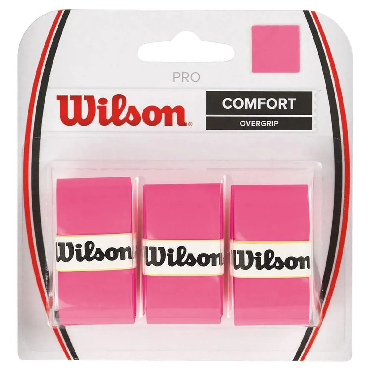 Pro Overgrip 3 Pack-Accessories-Wilson-45179-PINK-L-Tennis Express