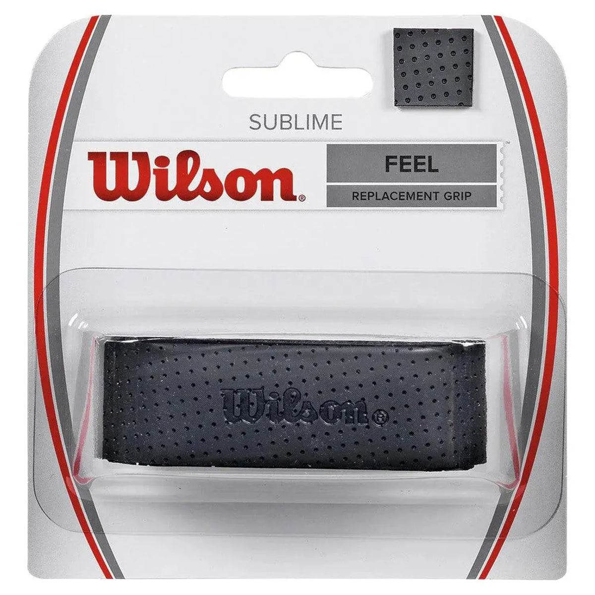 Sublime Replacement Tennis Grip-Accessories-Wilson-45187-BLACK-L-Tennis Express