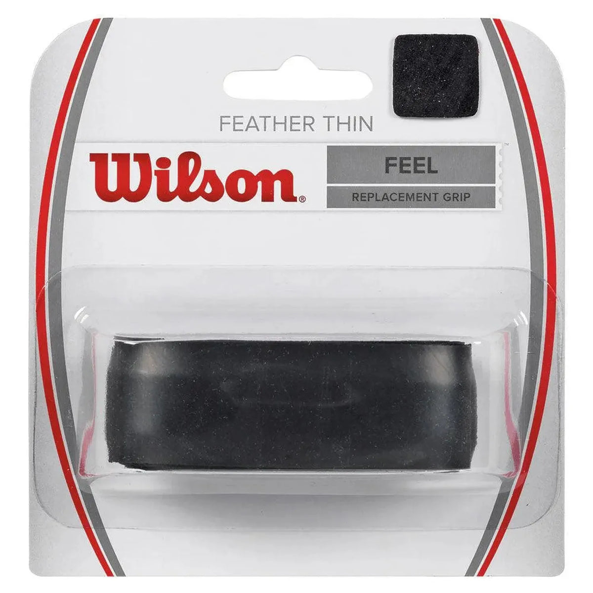 Featherthin Replacement Tennis Grip Black-Accessories-Wilson-45188-DEFAULT-L-Tennis Express