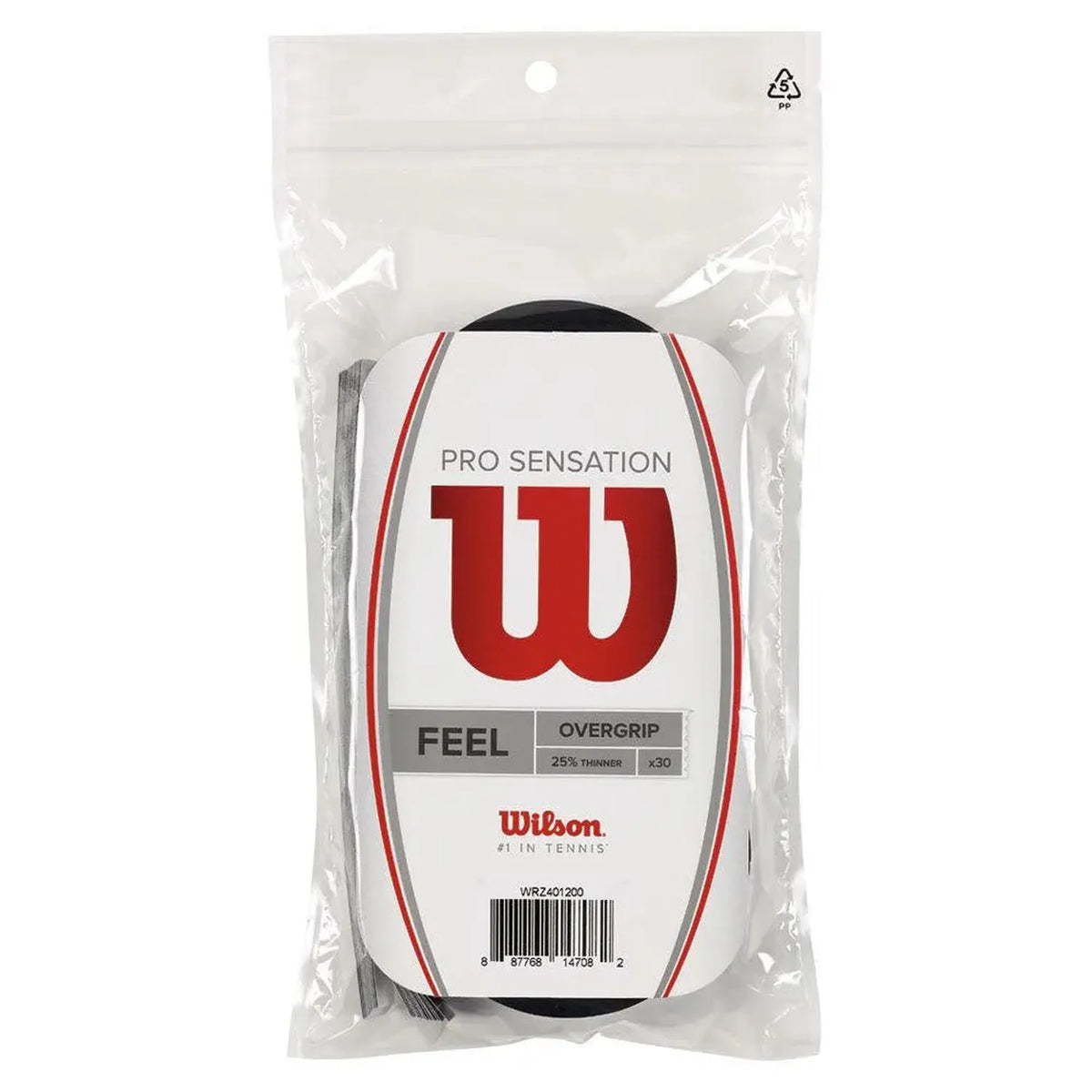 Pro Sensation 30 Pack Tennis Overgrip Black-Accessories-Wilson-45189-DEFAULT-L-Tennis Express