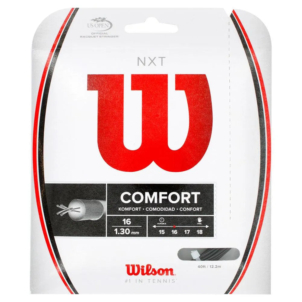 NXT Tennis String-Strings-Wilson-45448-BLACK-L-Tennis Express