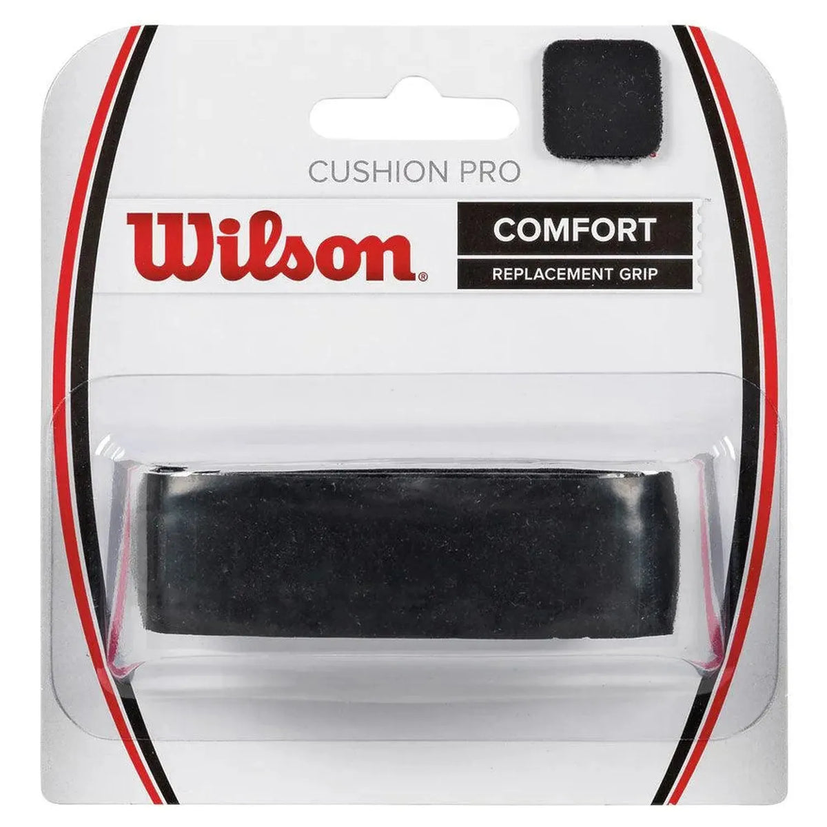 Cushion Pro Replacement Tennis Grip Black-Accessories-Wilson-45458-DEFAULT-L-Tennis Express
