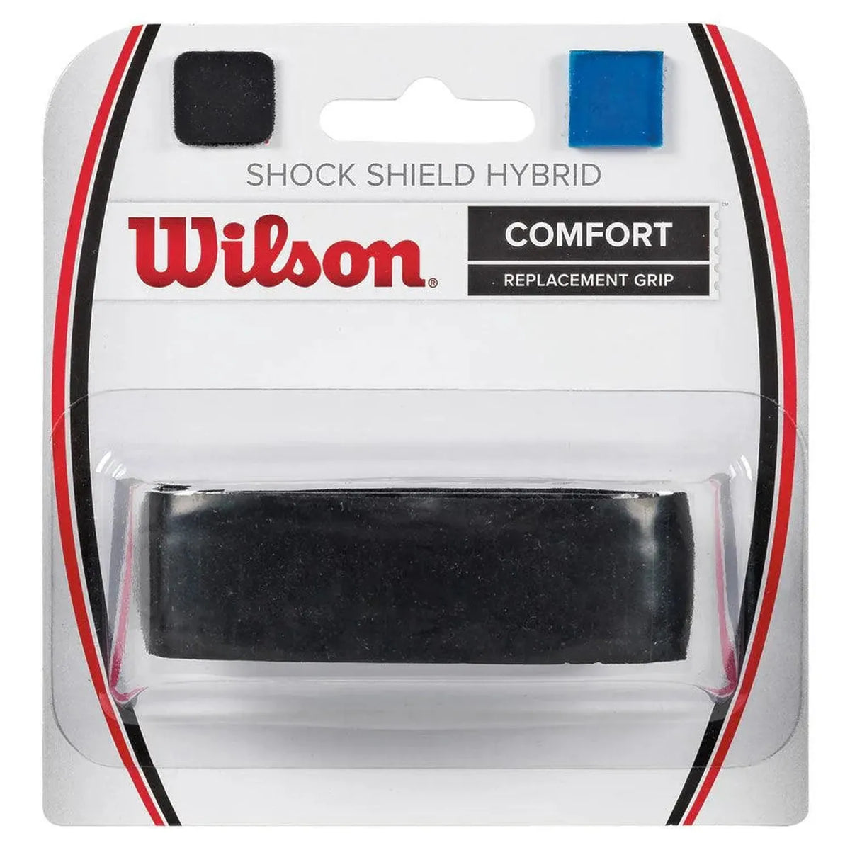 Shock Shield Hybrid Replacement Grip Black-Accessories-Wilson-45459-DEFAULT-L-Tennis Express