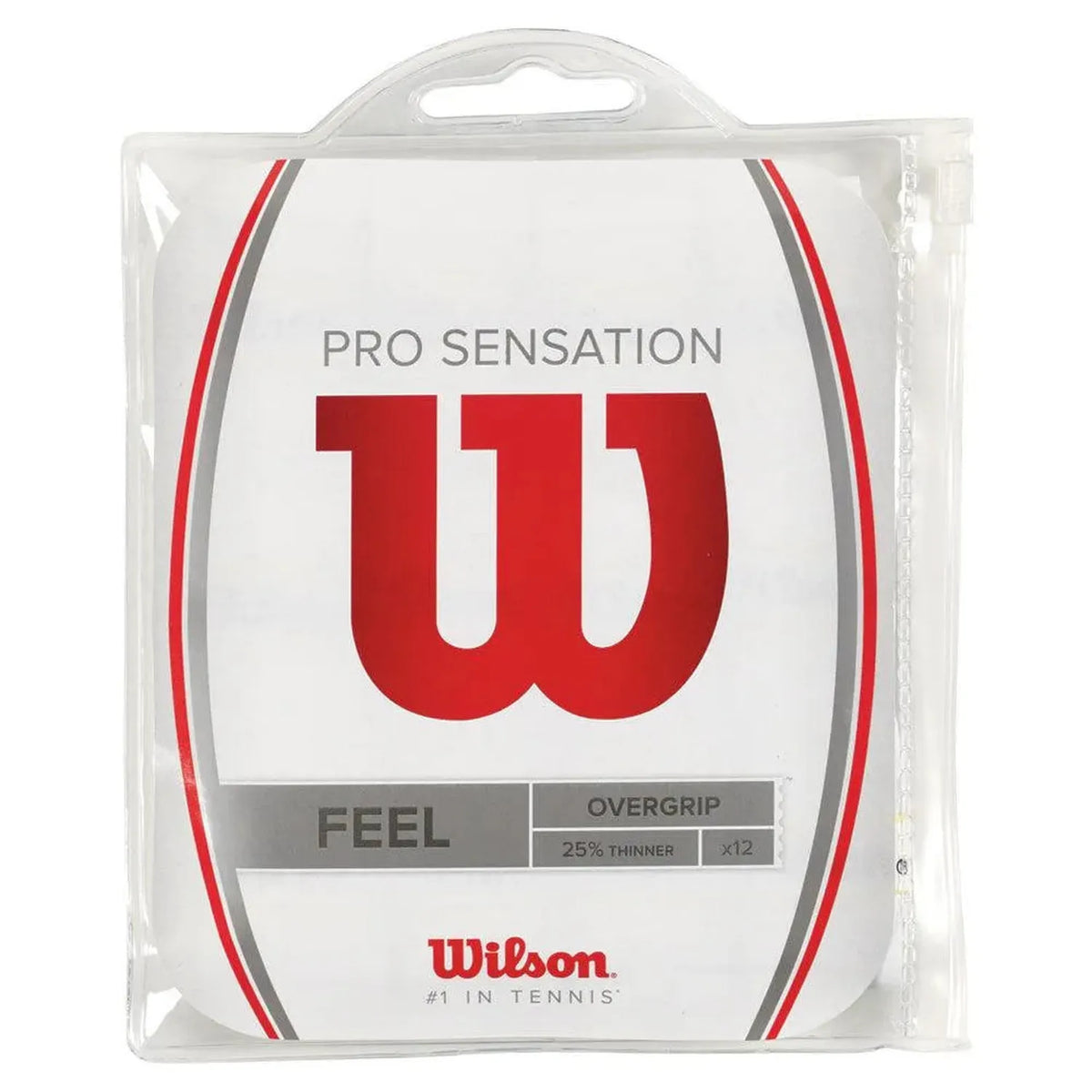 Pro Overgrip Sensation 12 Pack-Accessories-Wilson-45477-WHITE-L-Tennis Express