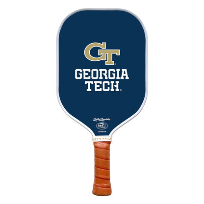 Rally Republic Pickleball Georgia Tech Yellow Jackets Navy Blue Athletic Mark Pickleball Paddle