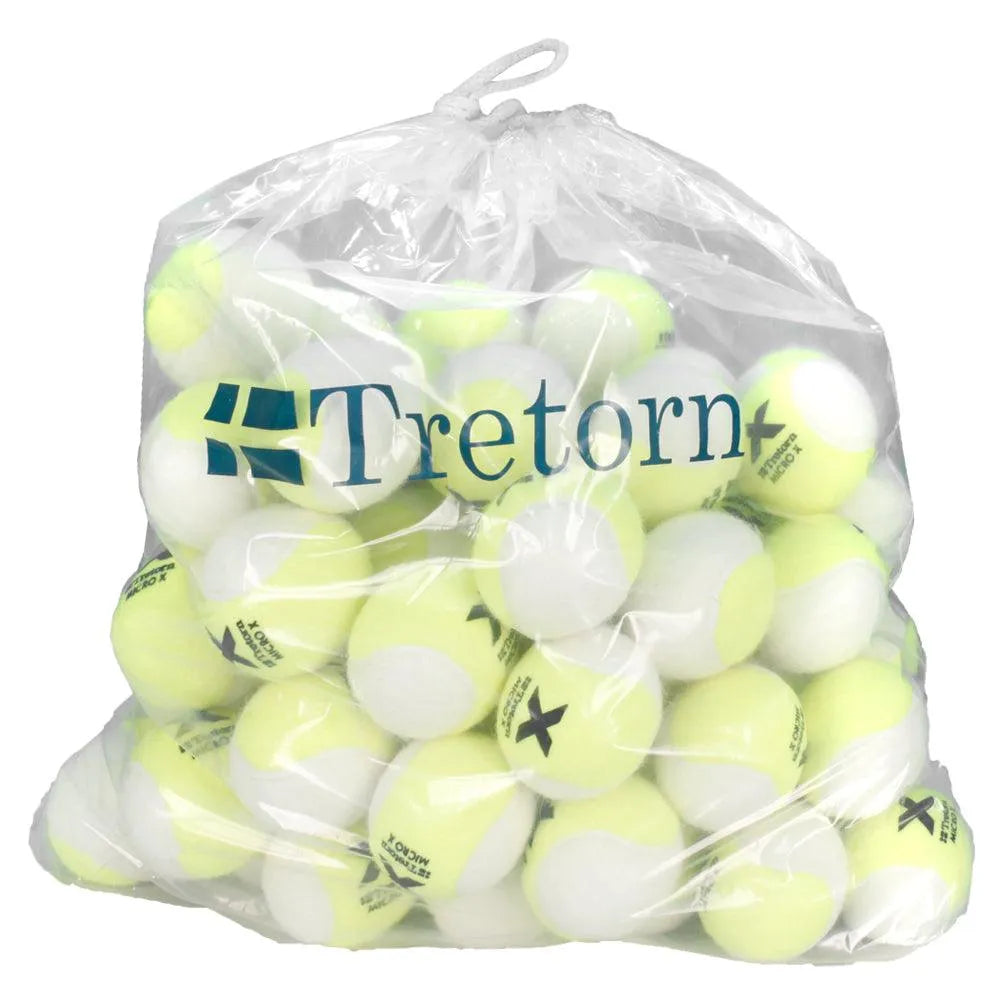 Micro X Tennis Ball Yellow and White 72 Count Tennis Ball Case-Balls-Tretorn-46106-DEFAULT-L-Tennis Express