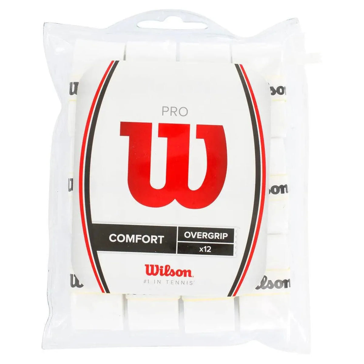 Pro Overgrip Tennis Grip 12 Pack White-Accessories-Wilson-46533-DEFAULT-L-Tennis Express