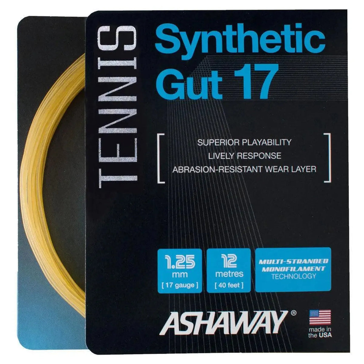 Synthetic Gut 17G Tennis String Gold-Strings-Ashaway-47256-DEFAULT-L-Tennis Express