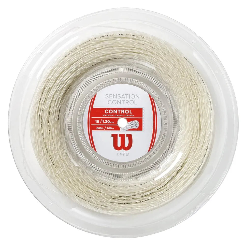 Sensation Control 16G Tennis String Reel Natural-Strings-Wilson-47807-DEFAULT-L-Tennis Express