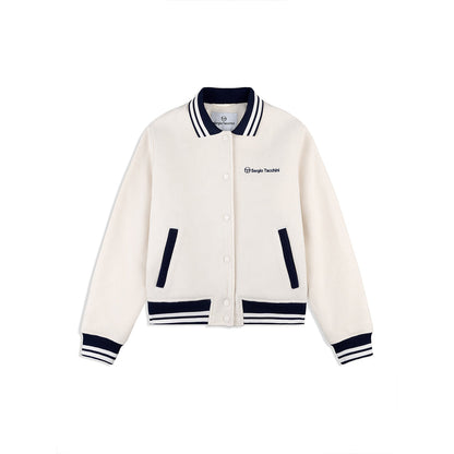 Sergio Tacchini Marisa Varsity Jacket - Gardenia