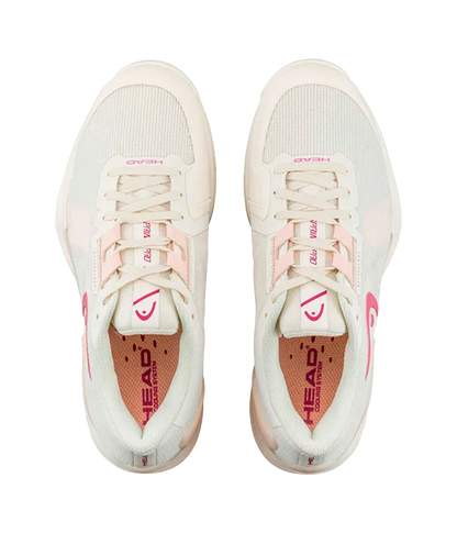 Padel Shoes HEAD Sprint Pro 3.5 Mujer Chalk White/Purple 2025